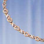 Gold Collier Gold rus 585 bicolor