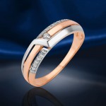 Russisk ring. Bicolor