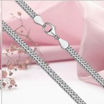 Серебряная цепочка; -браслет «Аэре»