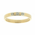 Gouden ring met diamanten