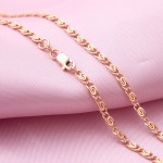 Bracelet, chain Lumachina. Red gold