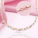 Gold Collier Rus Gold 585 Bicolor
