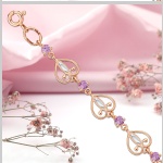 Pulseira de ouro Ouro russo 585 na Alemanha Ametista