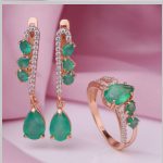 Серебряный комплект с агатом