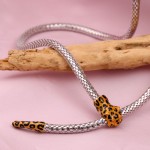 Silver necklace “Predator”