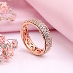 Buy Russian red gold 585 in Germany gold ring zirconia