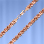 Позолоченная серебряная цепочка