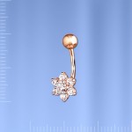 Body piercing russian gold