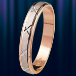 Ruski zlatni vjenčani prsten, zlatni vjenčani prsten