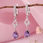 Купить серебряные серьги с цирконием.