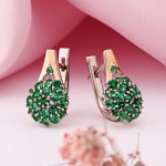 Silberohrrreting 925º MIT Gold в Deutschland Kaufen Zirkonia