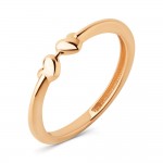 Acquista un anello da donna in oro rosso 585