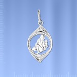 Semnul zodiacal argintiu „Fecioara”