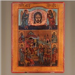 Icono de pintura a mano