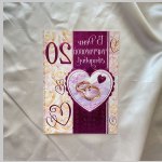 Greetings cards “Wedding Anniversary” 20 years