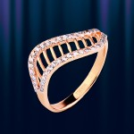 Prsten z ruského zlata 585°, bicolor