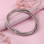 Silver bracelet "Lambada"
