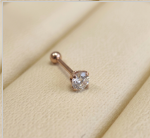 Róza arany orr piercing