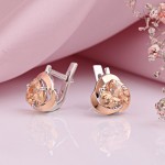 Buy earrings made of 925 sterling silver with zirconia