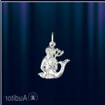 Segno zodiacale "Acquario" argento