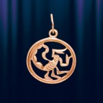 Semnul zodiacal argintiu „Scorpion”
