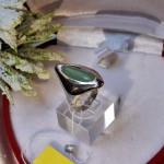 Anillo de plata con jade