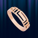 Ring gemaakt van Russisch roodgoud 585