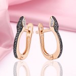 Golden earrings 585 in Germany diamonds