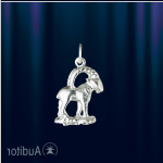 Знак Зодиака "Козерог" серебро.