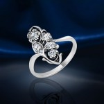 Ring with Swarovski® crystals