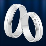 pierścionek zaręczynowy. białe złoto