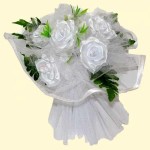 Svatební kytice "Bílá" dekorace