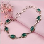 Bracciale in argento con crisolito