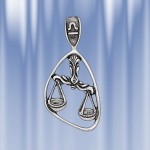 Semnul zodiacal argintiu „Balanta”