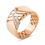 Koop gouden ring 585 met zirkonia