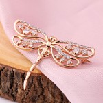 Brooch aus 585r Russisches Gold mit Zirconia