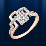 Златен пръстен Фианити