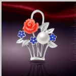 Broche argent