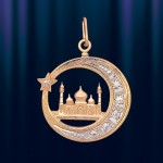 Pendentif russe en or