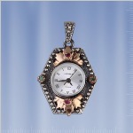 Reloj colgante plata