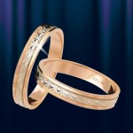 Ruský zlatý snubný prsteň, zlatý snubný prsteň