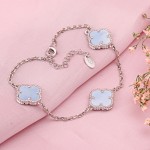 Bransoletka srebrna próba 925 z masy perłowej