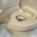 Сребрни прстен са цирконијумом